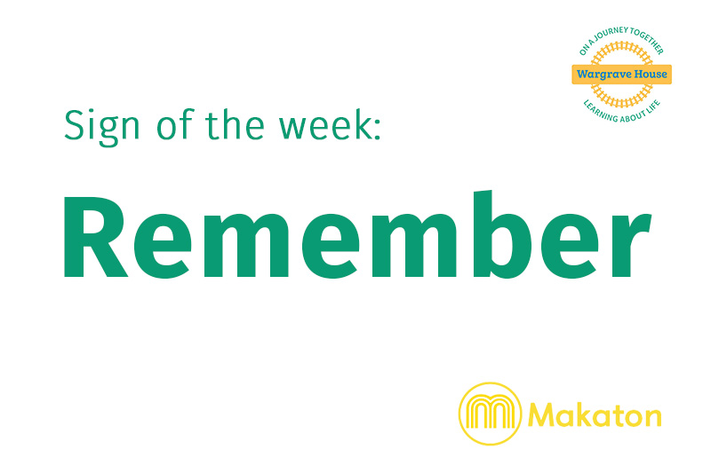 Sign of the week – Remember